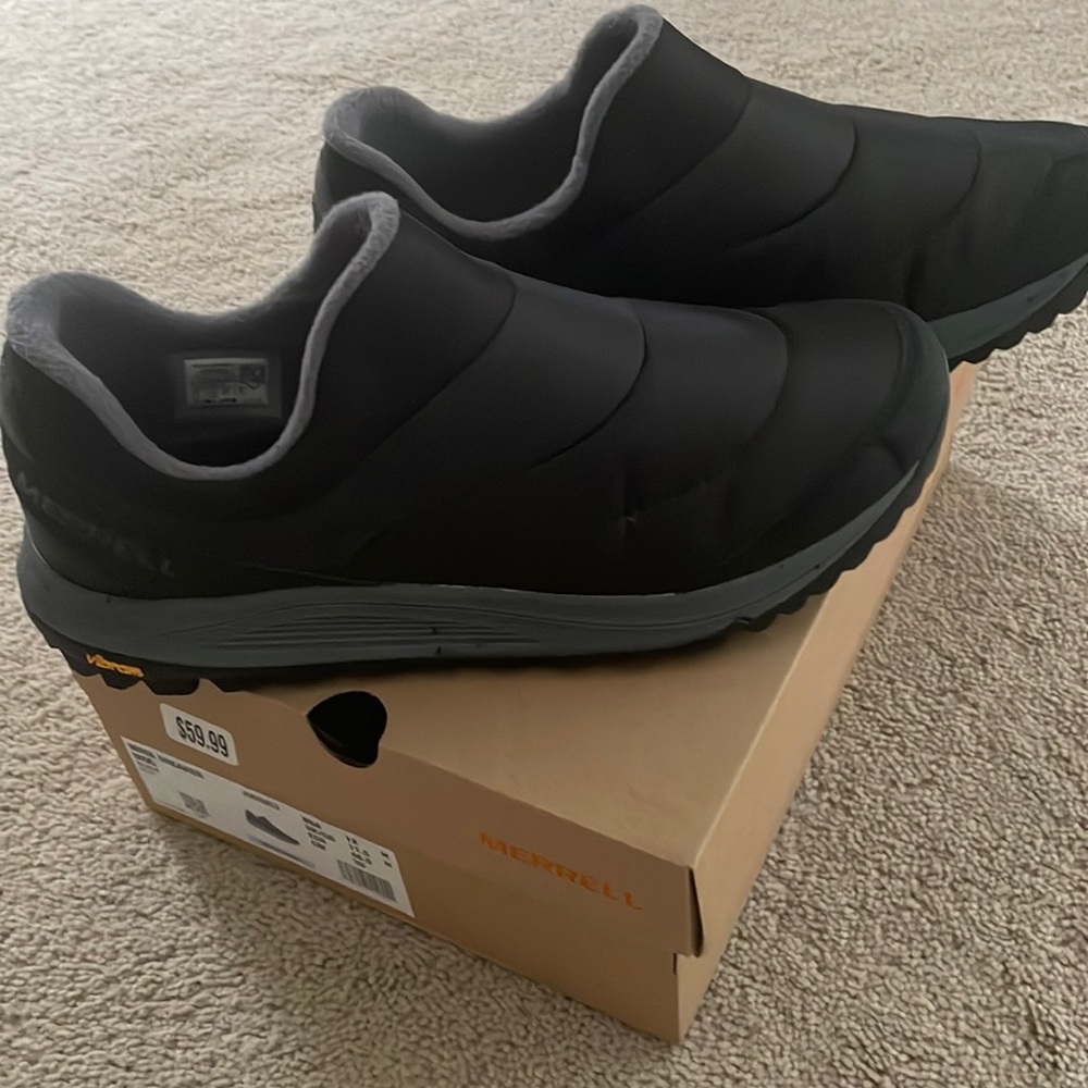 Mens Merrell Nova Sneaker Moc in black 12 NWT